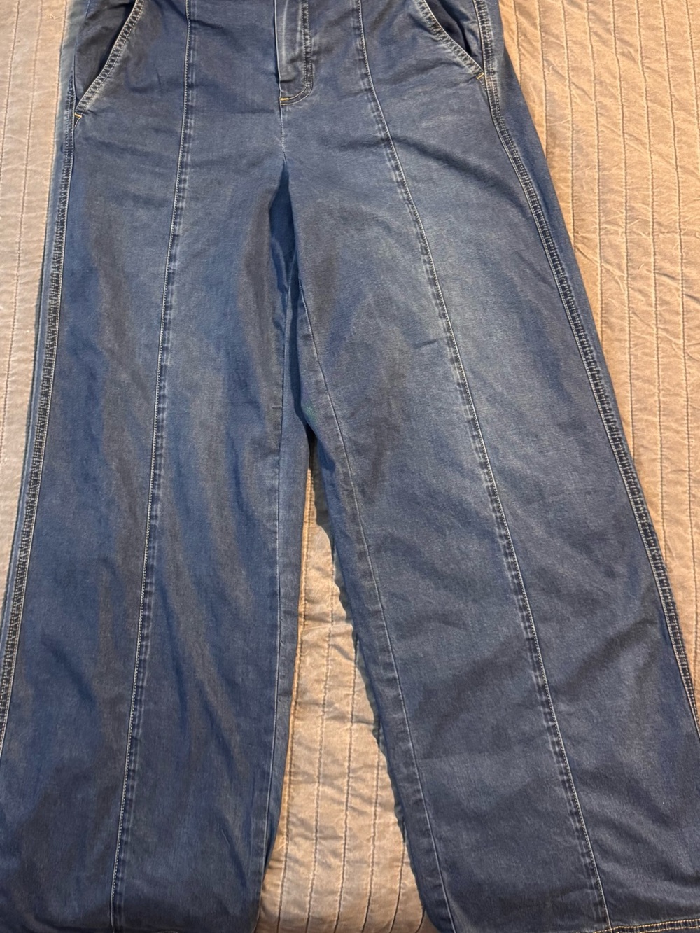 CALIA by Carrie Underwood Dark Blue Wide-Leg Jeans